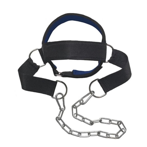 QUTETN Head Harness Sports Neck Training Exerciser Strap Muscle Builder Home Gym for Strength Fitness Weight Lifting Workout Boxing MMA