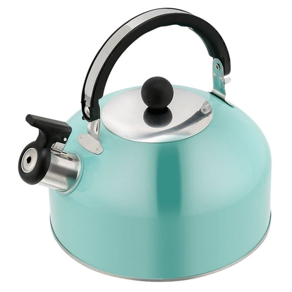 QUTETN Kettle Stove Tea  Teapot Whistling Boiling Pot Stovetop Steel Stainless Kettles Coffee Induction Teakettle Heating
