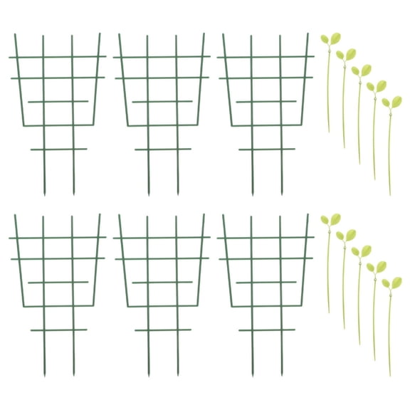 QUTETN Plant Trellis Climbing Support Vine Garden Rack Stake Potted Supports Vines Tower Tomato Cage Stakes Outdoor