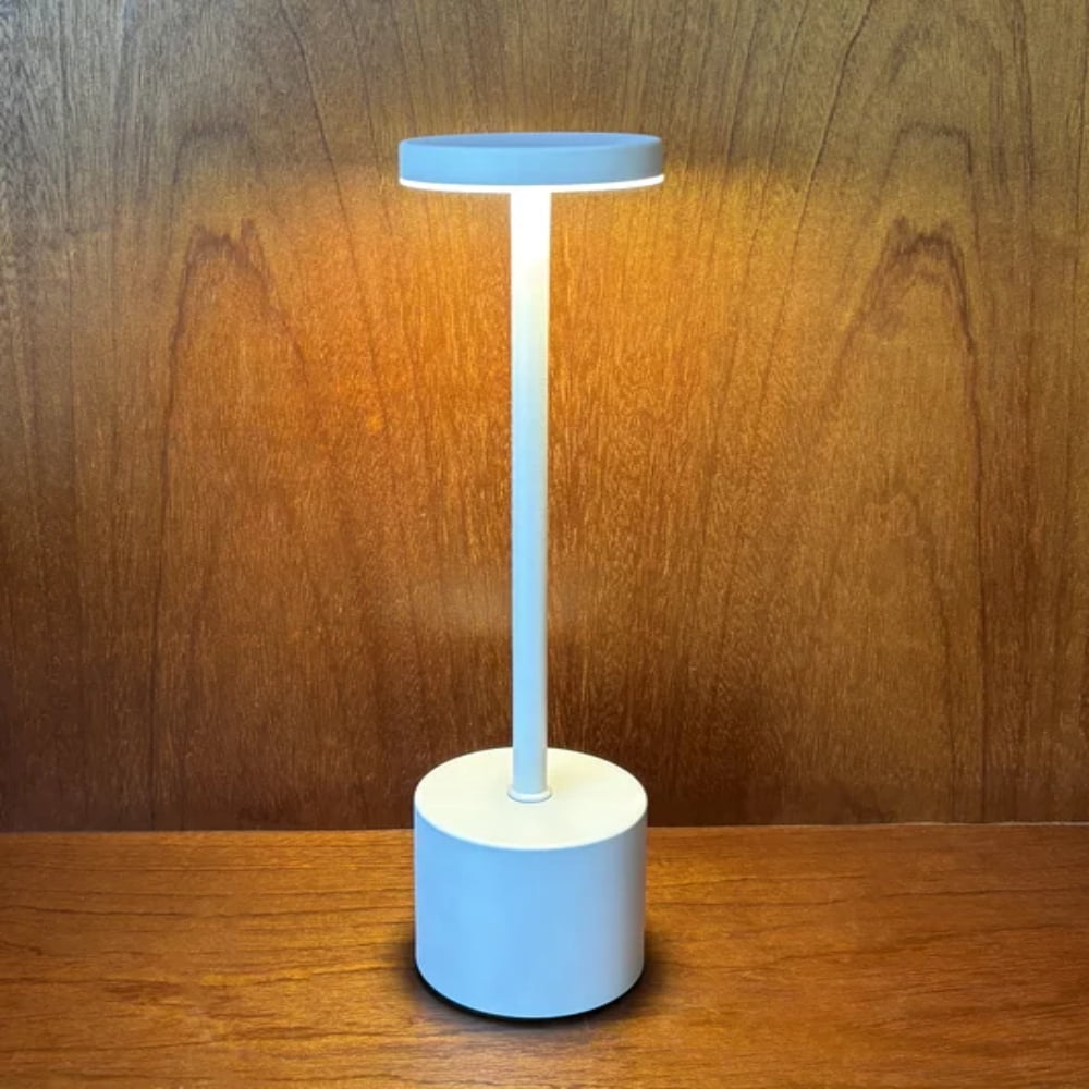 Rechargeable LED Table Lamp Touch Switch 3 Colors Desk Night Light Wine Bottle For Bar Club Dinner Home Cafe Ambient Decor White - View #7