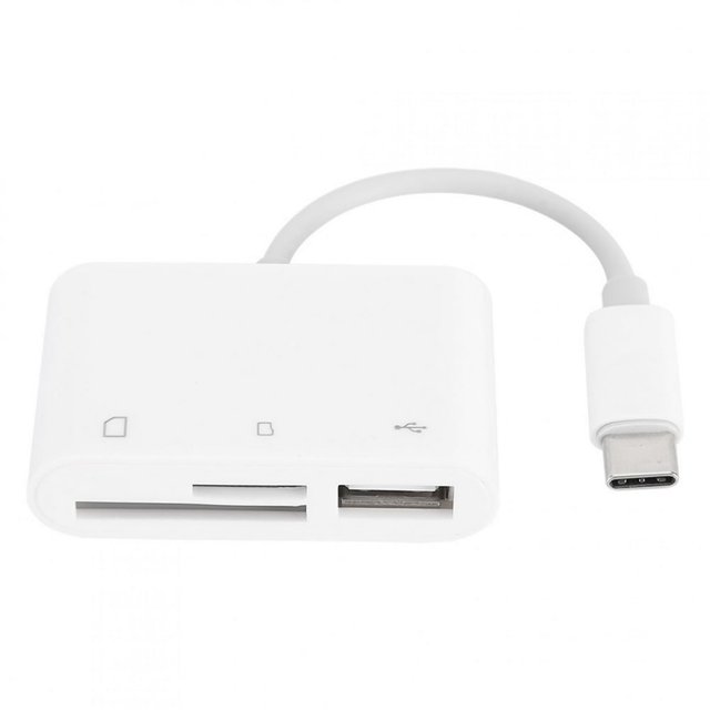 QUTETN USB‑C to SD/TF Card Camera Reader Adapter Converter Multi‑Function Memory Cable Writer