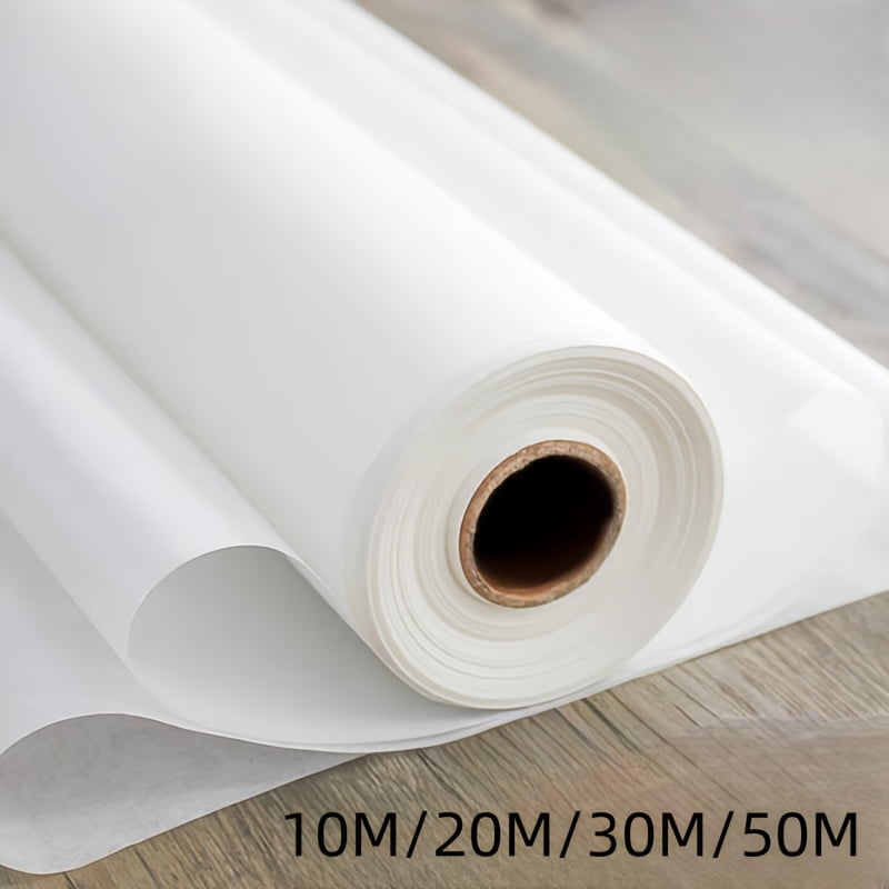 QUTETN White Silicone-Coated Parchment Paper Roll – Food-Grade, Heat Resistant Up to 428°F – For Baking, Air Fryer, Oven, Microwave & Grill – Non-Stick & Easy Release