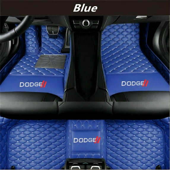 QUUFAA Car Floor Mats Custom For Dodge Ram1500 Attitude Avenger Caliber Caravan Challenger Charger Dart Journey Hornet Magnum All Model Floor Liner Floor Mats Carpets Car pads Auto Mats
