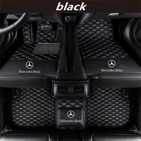 QUUFAA Car Floor Mats Custom Fit For Mercedes-Benz C-Class-AMG C32 AMG C36 AMG C43 AMG C450 AMG C55 AMG C63 AMG C63 AMG S 2013-2025 Year Floor Liner Floor Mats Carpets Car pads Auto Mats