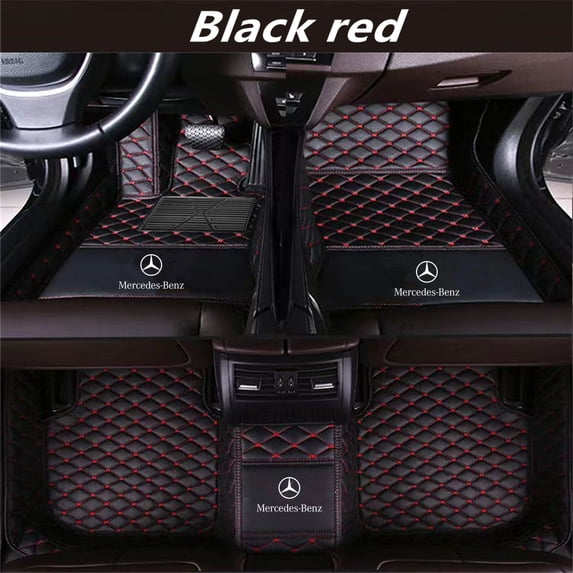 QUUFAA Car Floor Mats Custom Fit For Mercedes-Benz C-Class C180 C200 C220 C230 C240 C250 C280 C300 C320 C350 C400 2008-2025 Year Floor Liner Floor Mats Carpets Car pads Auto Mats