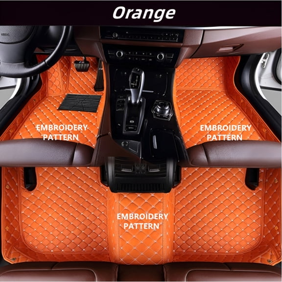 QUUFAA Car Floor Mats Custom For Cadillac ATS  2013-2019 Year Floor Liner Floor Mats Carpets Car pads Auto Mats