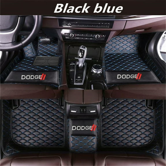 QUUFAA Car Floor Mats Custom For Dodge Grand Caravan 2013-2018 Year Floor Liner Floor Mats Carpets Car pads Auto Mats