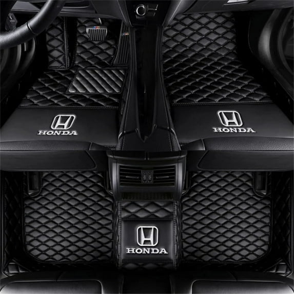 QUUFAA Car Floor Mats Custom For Honda	CR-V ZR-V XR-V UR-V HR-V CR-Z Accord Civic Fit 2002-2025 Year Floor Liner Floor Mats Carpets Car Pads Auto Mats