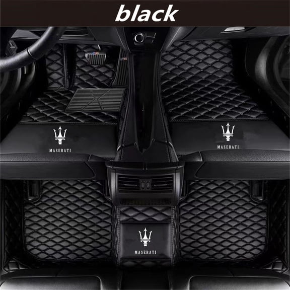 QUUFAA Fit For Maserati Quattroporte 2013-2019 Year Car Floor Mats Carpets Rugs All Weather Liner Mats