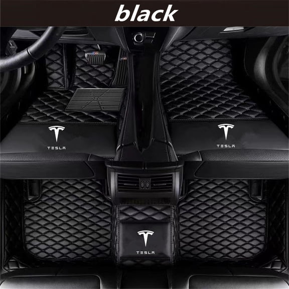 QUUFAA Fit For Tesla Model X 2016-2023 Year Car Floor Mats Carpets Rugs All Weather Liner Mats