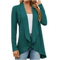 thumbnail image 1 of QUYUON Cardigan for Women Long Sleeve Clearance Long Sleeve Cardigan Ladies Long Cardigans Sweaters for Women Cardigan Jacket Style C-1858 Winter Knit Sweater Outerwear Coat Blouse Tops, 1 of 7