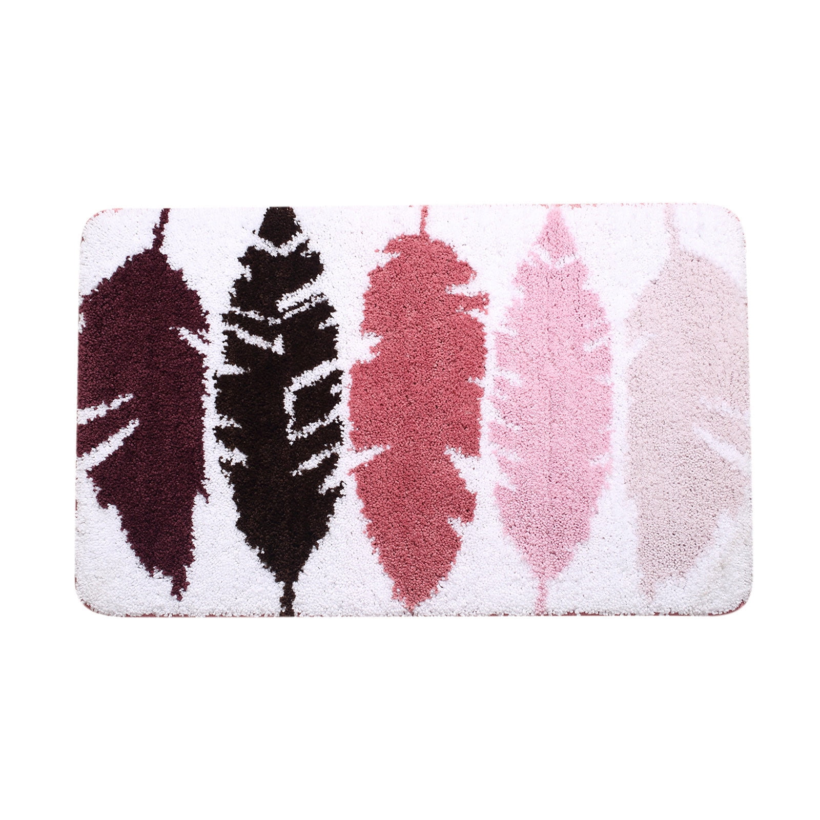 QUYUON Clearance Bathtub Mats Minimal Home Flocking Carpet Floor Mat