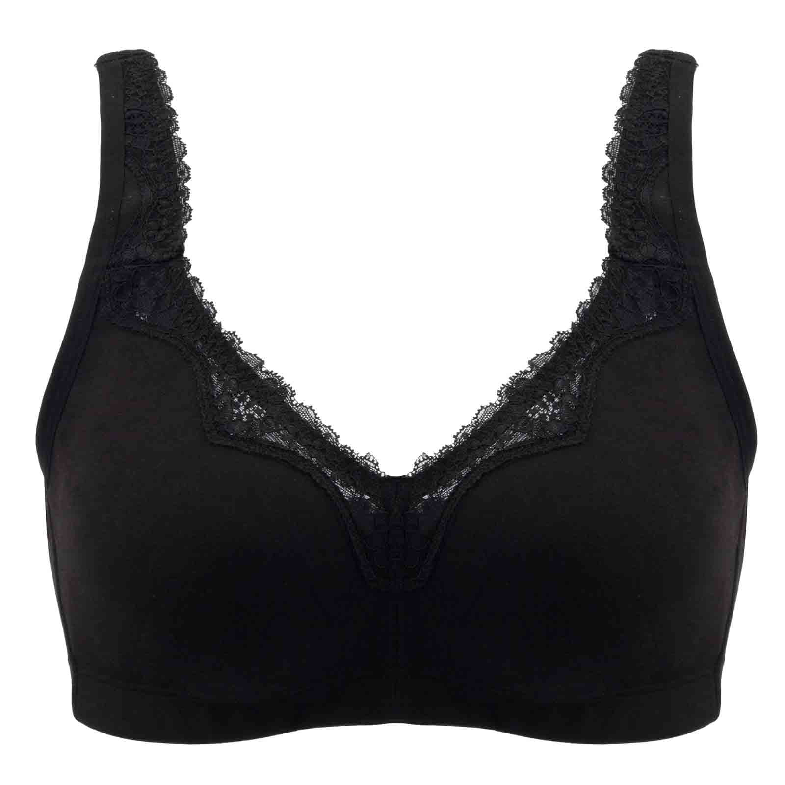 QUYUON Clearance Cotton Sports Bras for Women Plus Size Solid