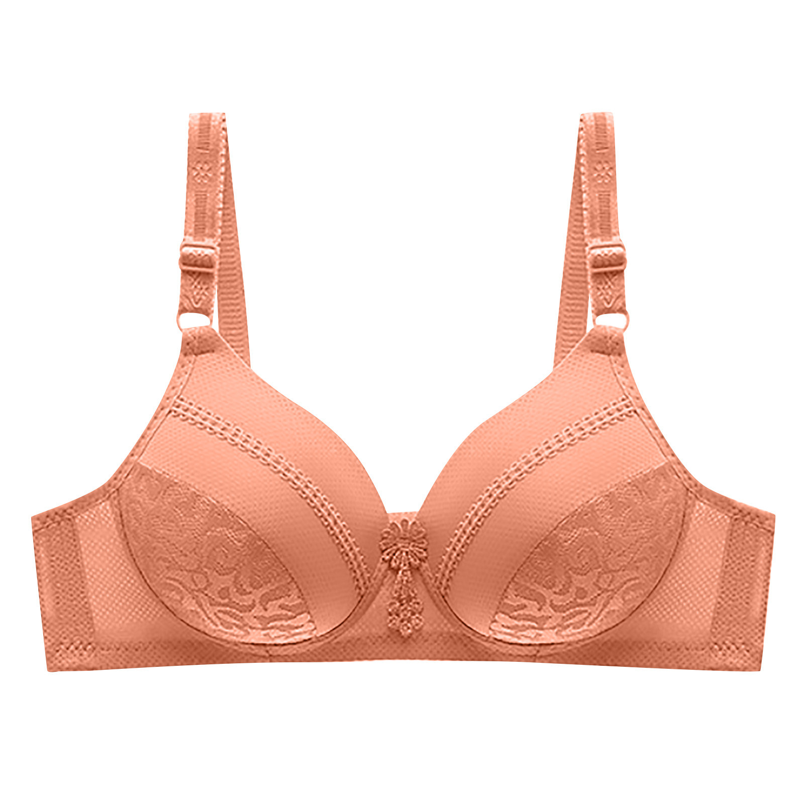 QUYUON Everyday Bras Women's Solid Color Comfortable Hollow Out
