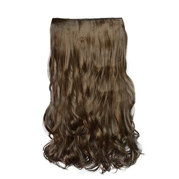 QUYUON Hair Extensions for Women Fashion Hair Long Clip in Hair Extensions Curly Wavy Synthetic Wigs Ponytails Hair Extensions Clip in Hairpieces for Women Hair Type Q310