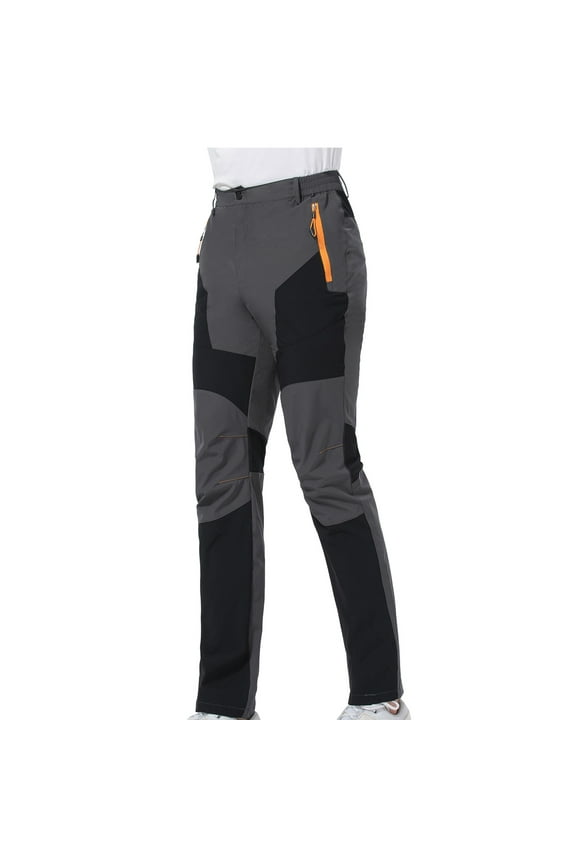 Lounge Pants Women Sale Winter Outdoor Pants for Plush Thickened Mountaineering Ski Pants Wide Leg Trouser Pants Women Long Pant Leg Length Activewear Style P9796 Gray L