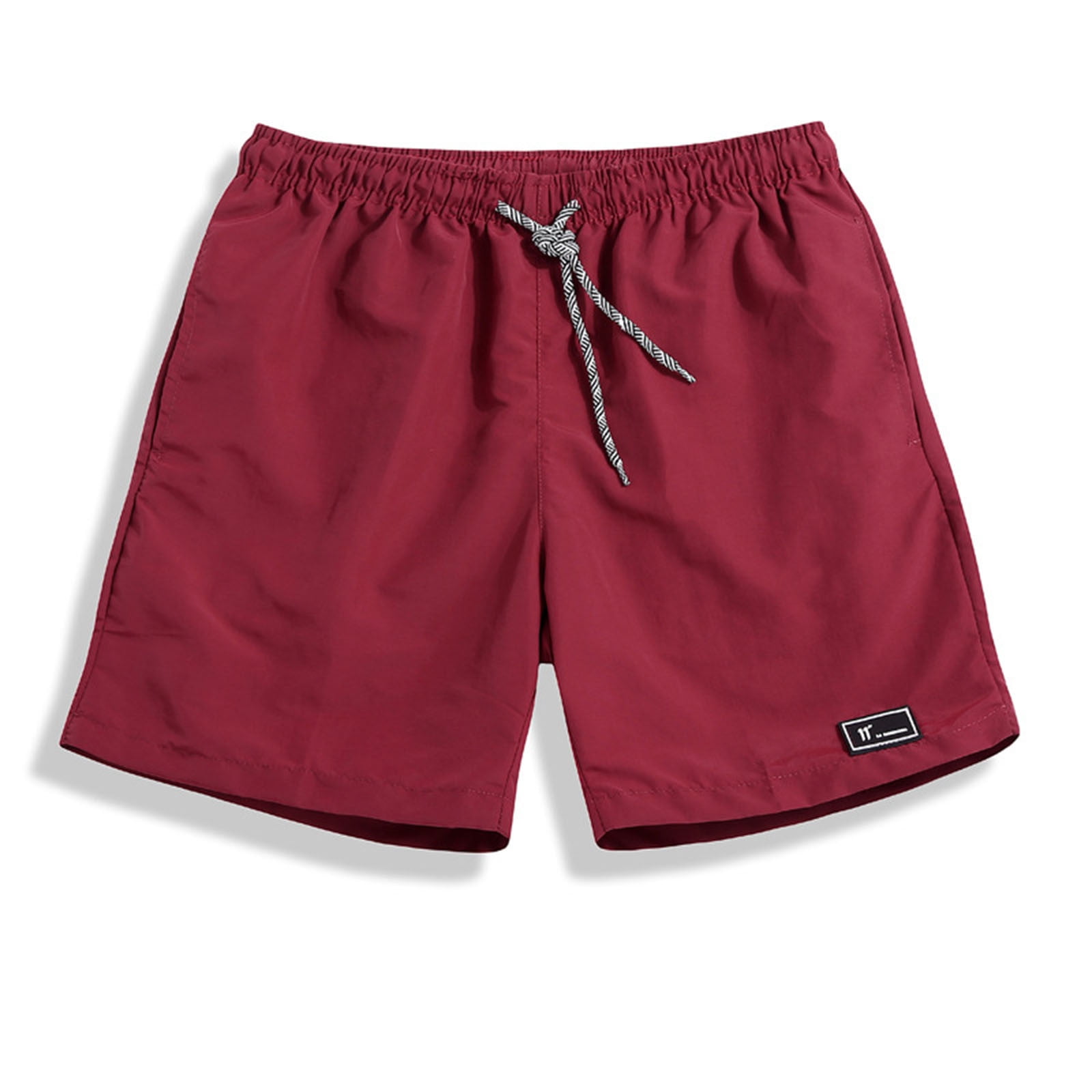 QUYUON Lounge Shorts Men Bermuda Shorts Discount Sweat Shorts Men Basketball Shorts for Men Short Pants Casual Summer Running Shorts Style M 1083 Wine M Walmart