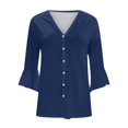thumbnail image 1 of QUYUON Oversized Cardigans for Women Plus Size Deals Long Sleeve Womens Long Cardigans Polyester Cardigan Women Cardigan Jacket Style Q-651 Fall Cardigan Sweater Outerwear Coat Navy XL, 1 of 3