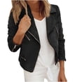thumbnail image 1 of QUYUON Plus Size Cardigan Sweaters for Women Deals Long Sleeve Oversized Cardigan Sweaters for Women Cardigan Blazers Women Cardigan Jacket Style Q-6639 Fall Cardigan Sweater Outerwear Coat Black XXL, 1 of 3
