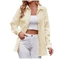 thumbnail image 1 of QUYUON Woman Cardigan Clearance Long Sleeve Oversized Cardigan for Women Polyester Sweatshirt Cardigan Women Cardigan Jacket Style Q-9629 Fall Cardigan Sweater Outerwear Coat Yellow XXL, 1 of 9