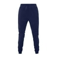 thumbnail image 1 of QUYUON Women's Sweatpants Sports Fleece Pants Solid Color Leggings Casual Pants Palazzo Pants for Women Dressy Long Pant Leg Length Jegging Pant Style N-6142 Navy XXL, 1 of 1