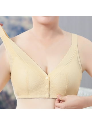 Sodopo Plus Size Front Closure Bras for Women, Modern Cotton