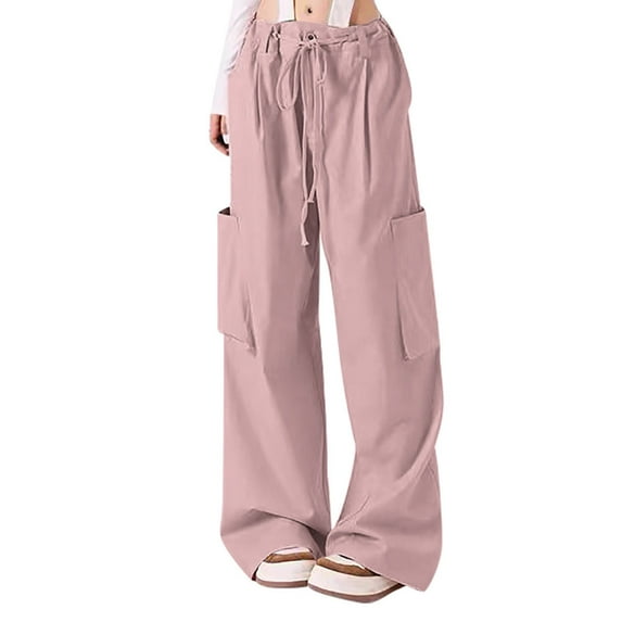 QUYUON Womens Sweatpants Women Printed Summer Sleeveless Backless Loose Long Playsuits Rompers Jumpsuit Sweat Pants for Women Full Pant Leg Length Track Pants Pant Style N-2549 Pink M