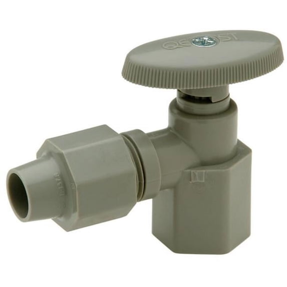 QV302R Angle Shutoff Valve 0.25 x 0.5 in.