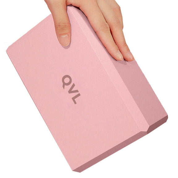 QVL 2-Pack Yoga Blocks: Non-Slip Foam Surface, Perfect for Yoga, Pilates, Meditation Exercises