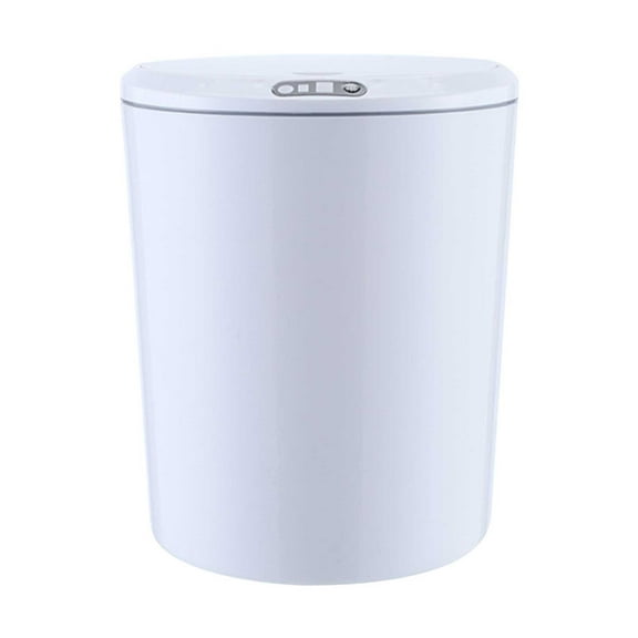 QVNFKO Car Smart Trash Can with Lid, Portable Mini Vehicle Trash Bin Small Hanging Leakproof Auto Storage Bag Container for Auto, Suv, Office C