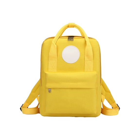 QVNFKO Casual Backpack for Women Men Laptop Backpack Classic Camping Rucksack Travel Outdoor Daypack College Bag Yellow 97