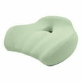 thumbnail image 1 of QVNFKO Office Chair Coccyx Pain Relief Cushion Pillow for Back Support Non-slip Seat Pad for Office Desk Car Seat Wheelchair Sciatica Green, 1 of 8