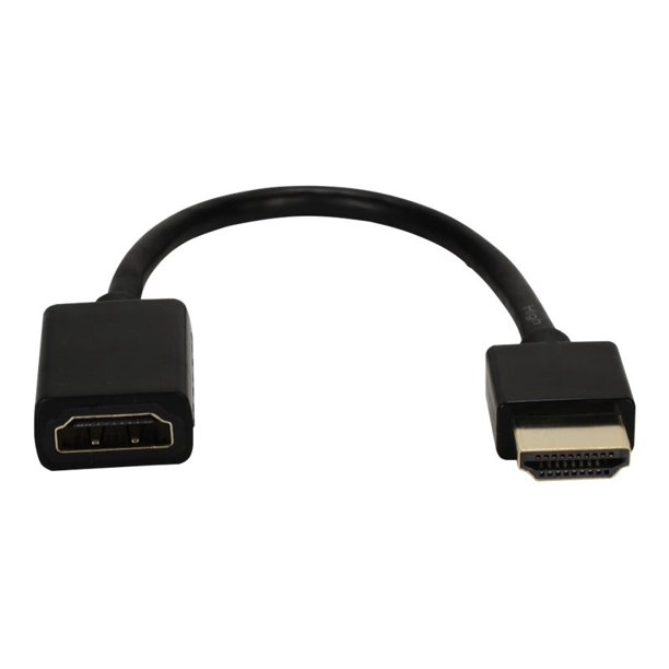 QVS 0.5ft High Speed HDMI UltraHD 4K with Thin Flexible Extension Cable