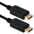 thumbnail image 1 of QVS 10 ft. DisplayPort UltraHD Cable with Latches, Black, 1 of 3