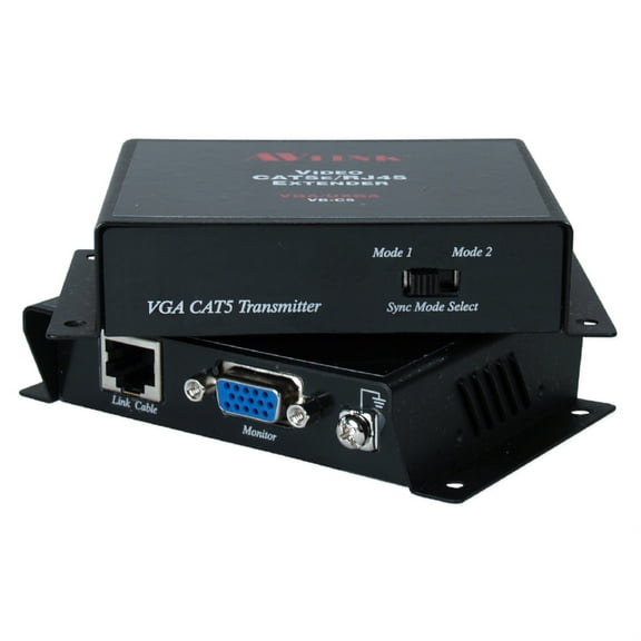 QVS 100-Meter VGA/UXGA CAT5e/6/RJ45 Extender Kit