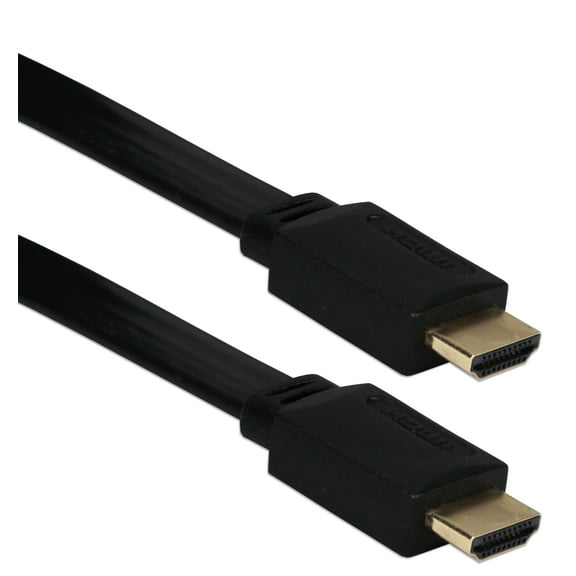 QVS 15-Meter HDMI 4K Flat CL3 In-Wall-Rated Blu-ray HDTV Cable