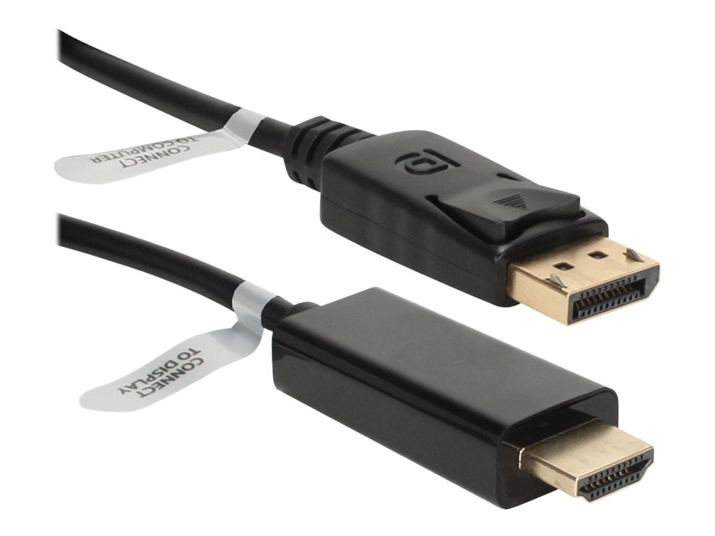 QVS 15ft DisplayPort to HDMI Digital A/V Cable