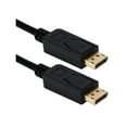 thumbnail image 1 of QVS 3ft DisplayPort 2.0 UltraHD 16K Black Cable with Latches, 1 of 4