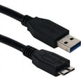 thumbnail image 1 of QVS 3ft USB 3.0/3.1 Micro-USB Sync Charger and Data Transfer Cable Micro-USB/USB, 1 of 2