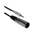 thumbnail image 1 of QVS 6ft XLR Male to 3.5mm Male Balanced Audio Cable, 1 of 5