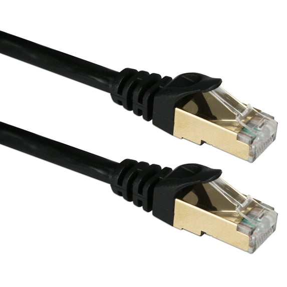 QVS 7ft CAT7 10Gbps S-STP Shielded Flexible Premium Patch Cord