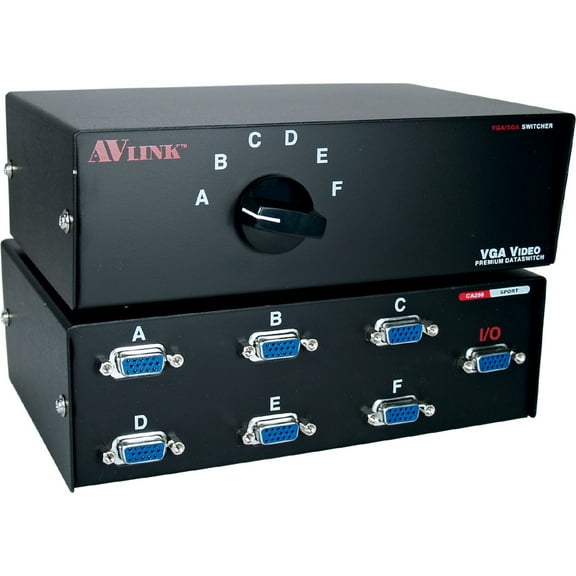 QVS HD15 VGA/SXGA Premium Manual Switch