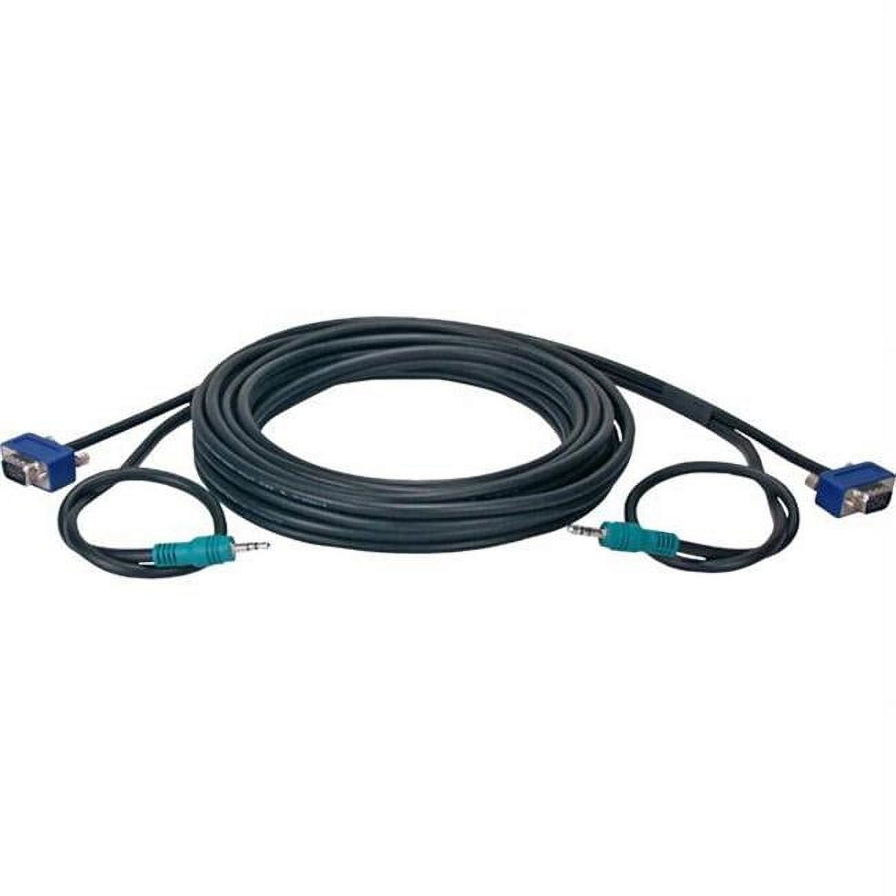QVS CC388M1-50 50' High Performance Ultrathin VGA/QXGA HDTV/HD15 Cable with Audio