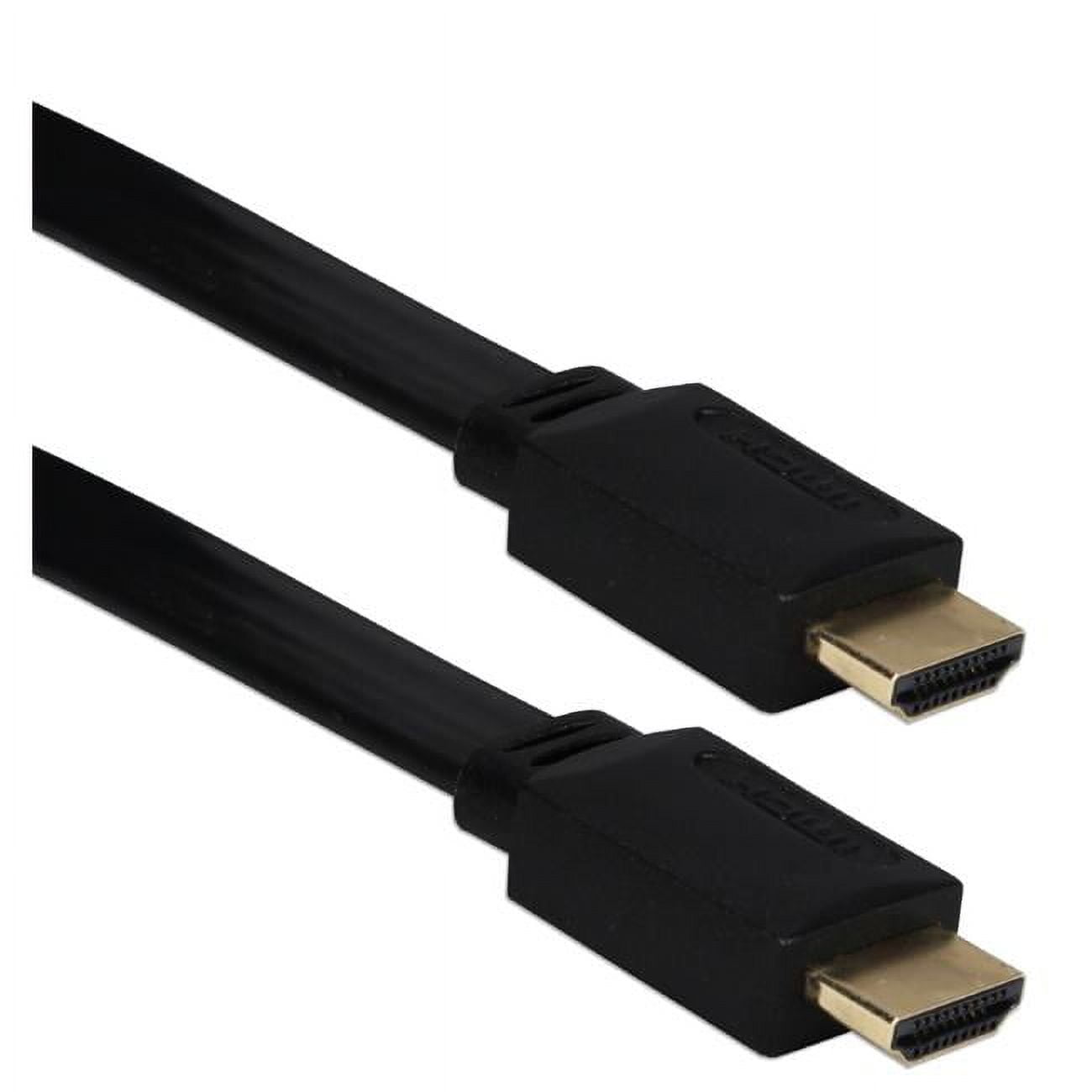 Hdf-12m - Qvs Flat HDMI with Ethernet & 3D 1080Phd Cable