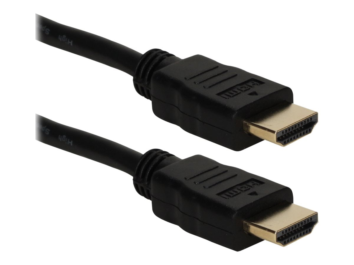 Black 4.90 ft HDMI A/V Cable with Gold Plated Contacts