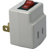 QVS Single-Port Power Adaptor with Lighted On/Off Switch - Walmart.com