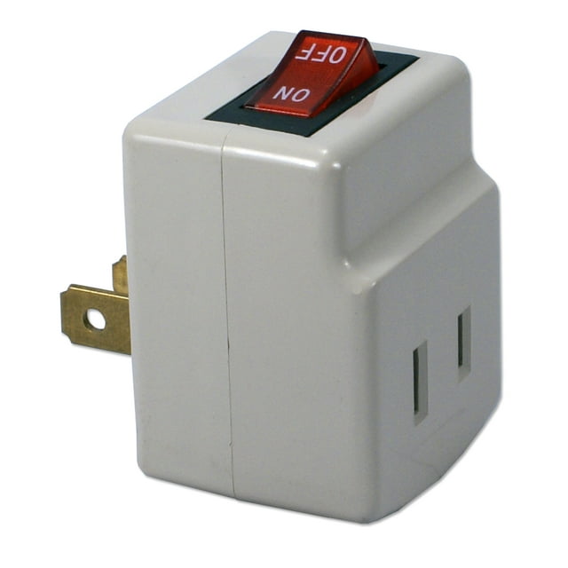 QVS Single-Port Power Adaptor with Lighted On/Off Switch