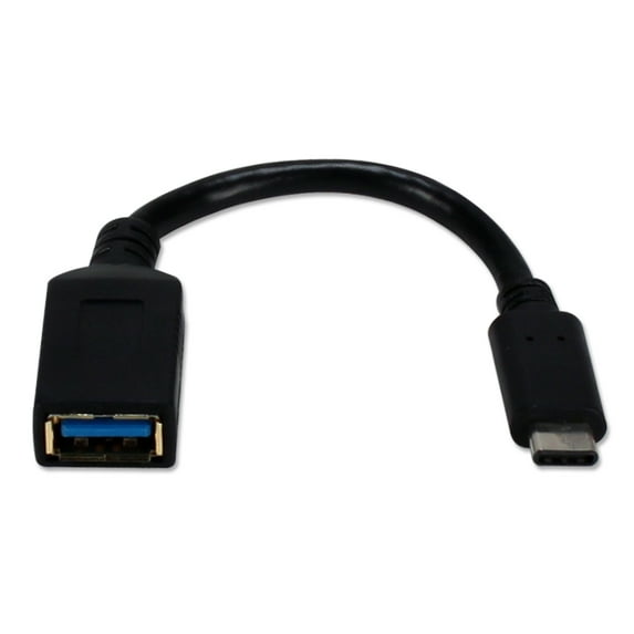 QVS USB-C Male to USB-A Female SuperSpeed 5Gbps 60-Watts Conversion Adaptor
