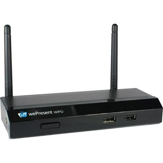 QVS WePresent VGA/HDMI Wireless Presentation System - Wireless video/audio extender - 100Mb LAN, 802.11b/g/n - 10Base-T, 100Base-TX - up to 200 ft