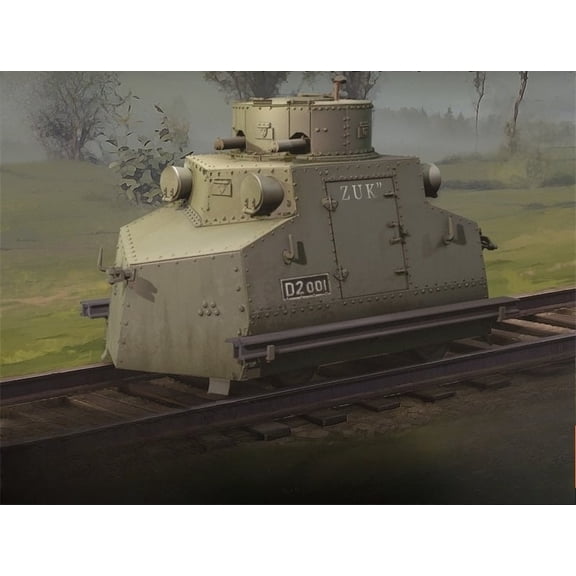 QW Q09006 1/72 Czech Armoured Draisine Tatra T18 Assembly Model Kit